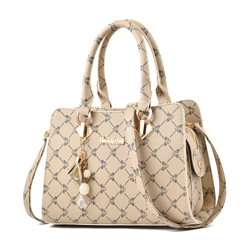 Bolso Elegante Beige con Rojo - Sofisticación en Cada Detalle - Must Have
