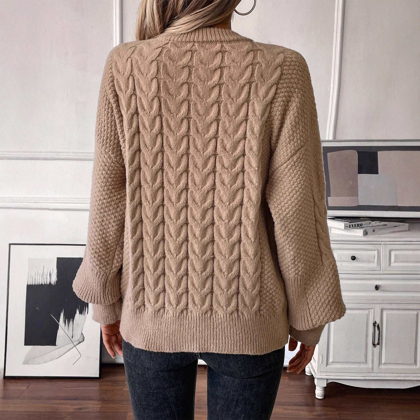 Jersey de Punto Trenzado