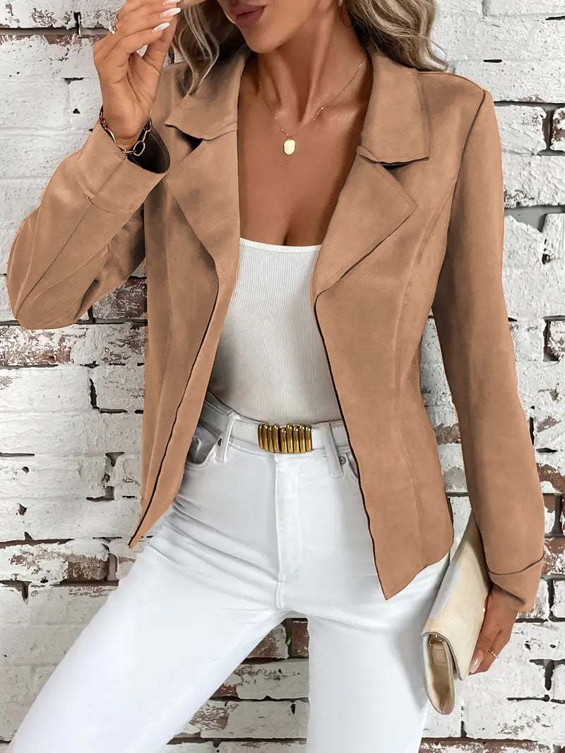 Chaqueta Clásica de Cuello de Tortuga