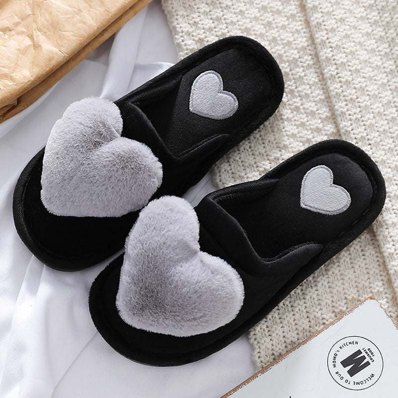 Pantuflas Fluffy con Corazón
