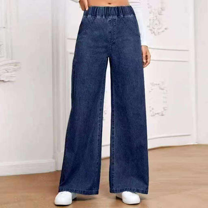 Jeans Palazzo de Tiro Alto