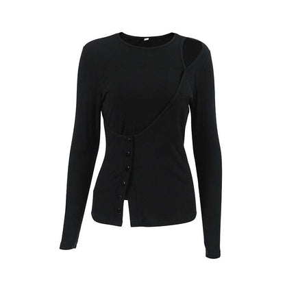 Camiseta negra elegante