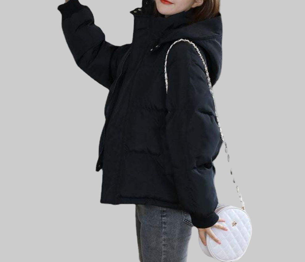 Chaqueta Acolchada Estilo Coreano Oversize para Mujer – Invierno 2025